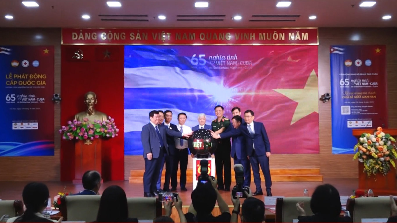 TW HỘI CHỮ THẬP ĐỎ PHÁT ĐỘNG CHƯƠNG TRÌNH VẬN ĐỘNG ỦNG HỘ NHÂN DÂN CUBA NHÂN KỶ NIỆM “65 NĂM NGHĨA TÌNH VIỆT NAM – CUBA”