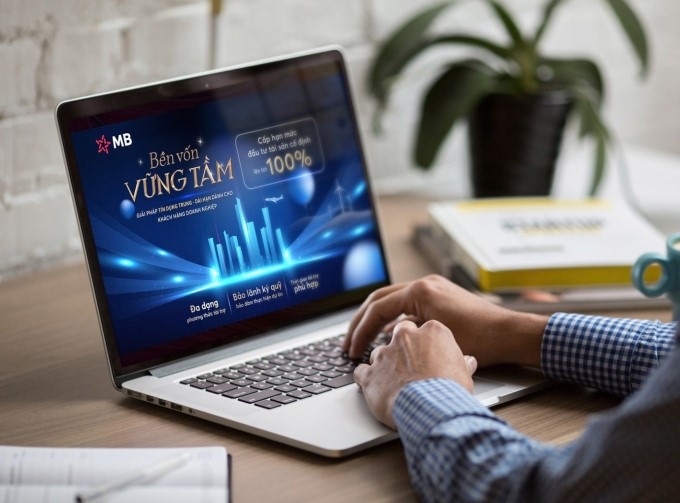 Giải ph&aacute;p t&iacute;n dụng trung - d&agrave;i hạn cho doanh nghiệp từ MB. Ảnh: MB